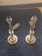 set vintage tafellampen , messing , caravell home decor bv, Antiek en Kunst, Ophalen