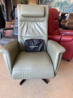 Luxe Prominent sta op stoel relax fauteuil gratis bezorgd, Verzenden, Nieuw, Leer