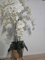 Grote kunstorchidee in decoratieve mand, Huis en Inrichting, Ophalen, Zo goed als nieuw