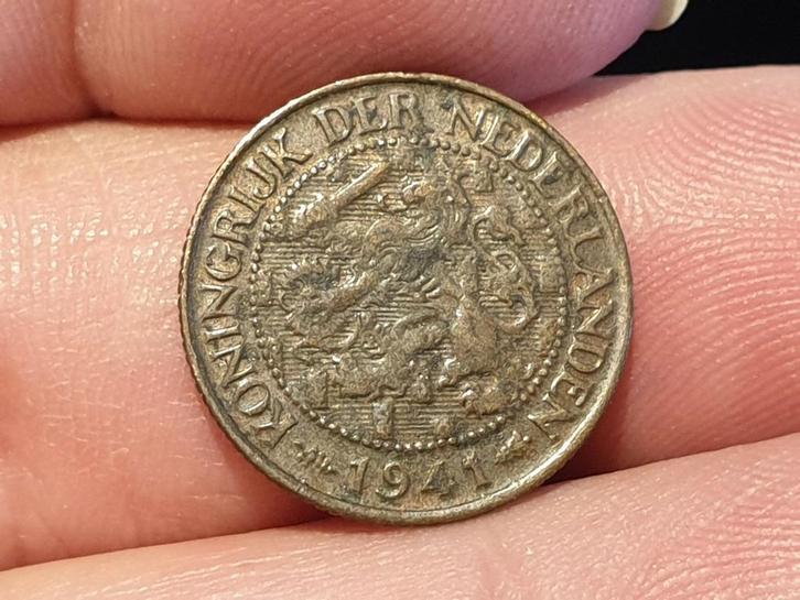 1 cent 1941 nr.8 (04), Postzegels en Munten, Munten | Nederland, 1 cent, Koningin Wilhelmina, Ophalen of Verzenden