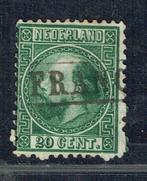 Nederland 1867 nr 10 Koning Willem lll, T/m 1940, Ophalen, Gestempeld