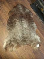 Mooie schapenvacht - bruin/grijs, Ophalen, Gebruikt, 100 tot 150 cm, Grijs