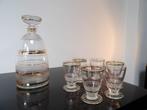 Art Deco Doyen hoge Likeurset, Antiek en Kunst, Antiek | Glas en Kristal, Ophalen of Verzenden
