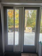 Plissehordeur tbv twee tuindeuren, Doe-het-zelf en Verbouw, Deuren en Horren, Ophalen, 120 cm of meer, 215 cm of meer, Buitendeur