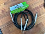 Fender 1/4 jack kabel rubber twee stuks, Ophalen of Verzenden, Zo goed als nieuw, Speaker of Versterker