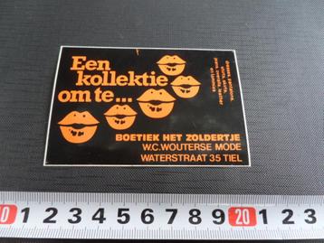 sticker tiel boetiek het zoldertje kollektie om te zoenen beschikbaar voor biedingen