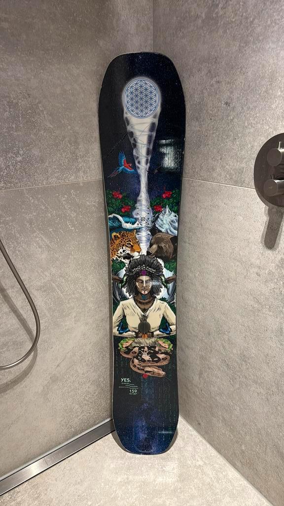 YES PYL Uninc 159 – Freeride Snowboard – Goed Onderhouden, Sport en Fitness, Snowboarden, Zo goed als nieuw, Board, Ophalen of Verzenden