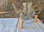 Glazen theepot met warmtehouder, Overige typen, Ophalen of Verzenden, Overige stijlen, Glas