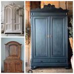 Servies kast met mogelijkheden, Ophalen, 100 tot 150 cm, 200 cm of meer, Zo goed als nieuw