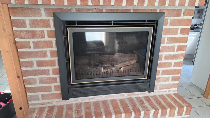 Inbouw Gaskachel met Ventilator, Huis en Inrichting, Haarden, Ophalen of Verzenden