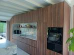 Prachtige houten keuken, Huis en Inrichting, Ophalen of Verzenden, Gebruikt, Graniet of Steen