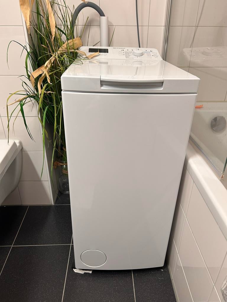 Indesit Wasmachine - Toploader - Goede Staat, Witgoed en Apparatuur, Vriezers en Diepvrieskisten, Zo goed als nieuw, Vrijstaand