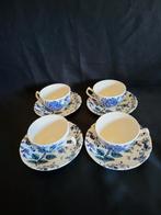 Johnson Brothers Blue Chintz Kop en Schotel Set (4), Ophalen of Verzenden