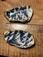 Oesterschelpen met japanse kraanvogel, Huis en Inrichting, Ophalen of Verzenden