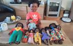 9 Mooie etnische popjes,, Verzamelen, Poppen, Ophalen of Verzenden, Gebruikt, Overige typen