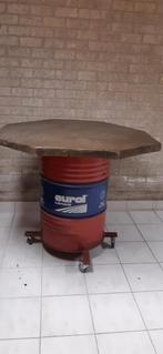 Stoere bartafel van olievat, Ophalen, Gebruikt