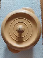 Gietijzeren braadpan. Okergeel., Huis en Inrichting, Ophalen of Verzenden, Zo goed als nieuw, Gietijzer, Koekenpan of Braadpan