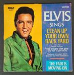 Elvis Presley - clean up your own backyard - Frankrijk  1969, Cd's en Dvd's, Vinyl | Pop, 1960 tot 1980, Gebruikt, Ophalen of Verzenden