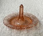Vintage roze glazen ring houder, Antiek en Kunst, Ophalen of Verzenden