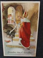 Groeten van St Nicolaas ansichtkaart, Ophalen of Verzenden, 1960 tot 1980, Gelopen, Kinderen