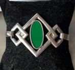 Mooie armband met groene steen, Sieraden, Tassen en Uiterlijk, Antieke sieraden, Ophalen of Verzenden, Overige materialen, Armband