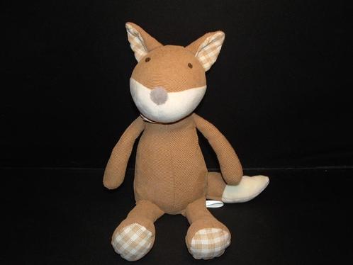 ZARA HOME VOS  VELOURS FIJNE RIBSTOF BRUIN MET VELOURS ROOMW, Kinderen en Baby's, Speelgoed | Knuffels en Pluche, Nieuw, Overige typen