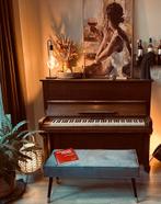 Bankje voor bij piano helemaal nieuw in de doos, Ophalen, Zo goed als nieuw, Zwart