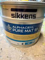 Sikkens Alphacryl Pure Mat SF - 10 Liter, Doe-het-zelf en Verbouw, Verf, Beits en Lak, Overige kleuren, Nieuw, Ophalen of Verzenden