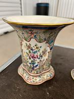 Set antieke Porseleinen vasen in Dresden stijl,, Div, Ophalen of Verzenden, Zo goed als nieuw, Div