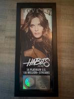 Tove Lo Habits (Stay High) 3x Platina Originele Riaa Award, Verzamelen, Muziek, Artiesten en Beroemdheden, Ophalen of Verzenden