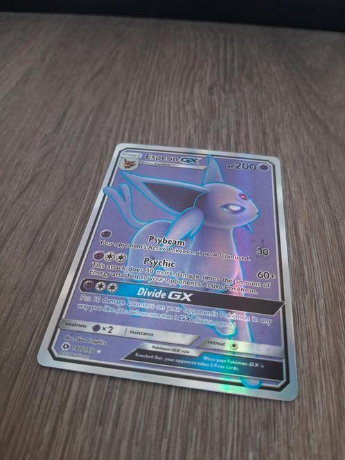 Espeon GX 140/149 Pokemon kaart, Hobby en Vrije tijd, Verzamelkaartspellen | Pokémon, Zo goed als nieuw, Losse kaart, Ophalen