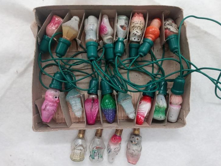 Leuke antieke kerstverlichting, Diversen, Kerst, Gebruikt, Ophalen of Verzenden