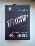 MSI Spatium M480 1TB NVMe SSD, Computers en Software, Harde schijven, Intern, SSD, Nieuw, Ophalen of Verzenden