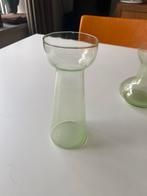 Uranium Glas Bollenvaasje, Antiek en Kunst, Ophalen of Verzenden