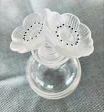 Kristallen Parfumfles 2 anemonen  LALIQUE ?, Ophalen of Verzenden, Zo goed als nieuw, Parfumfles