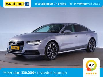 Audi A7 1.8 TFSI [ Stoel + Stuurwielverwarming Camera Navi ], Auto's, Lichtsensor, Gebruikt, Bedrijf, 1600 kg