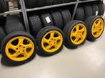Porsche Turbo Twist Velgen Speed Gelb met Winterbanden, Auto-onderdelen, Banden en Velgen, Ophalen, 18 inch, Gebruikt, Banden en Velgen