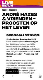 Tickets andre hazes en vrienden  Scheveningen, Twee personen