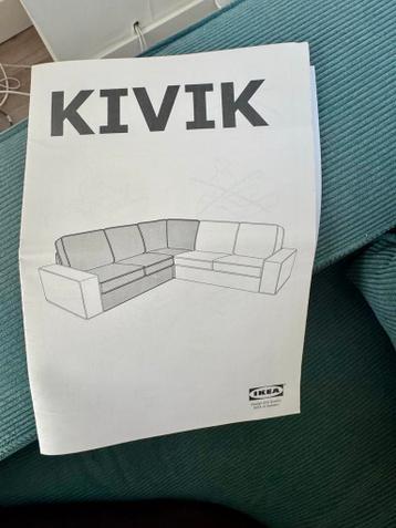 IKEA KIVIK Hoekbank - Kelinge Grijsturkoois - afbeelding 6