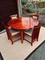 Schuitema decoforma eettafel Graig stoelen Helen of Susan, Huis en Inrichting, Ophalen, Zo goed als nieuw, Artdeco, 4 tot 6 stoelen