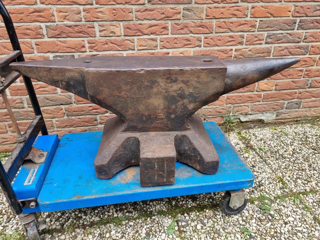 Aambeeld 195 kg, smeden smederij smidse werkplaats antiek, Ophalen