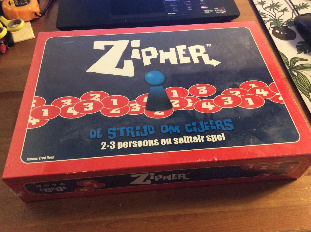 Zipher bordspel. Nieuw, Hobby en Vrije tijd, Gezelschapsspellen | Bordspellen, Een of twee spelers, Ophalen of Verzenden, Nieuw