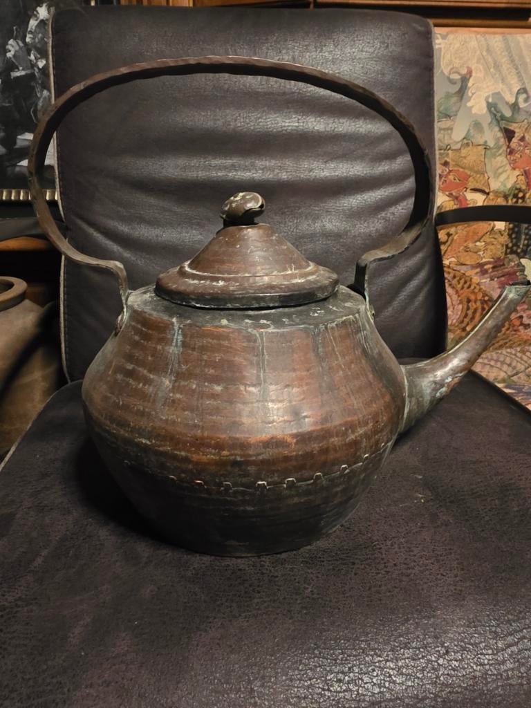 Grote antieke ketel, Antiek en Kunst, Antiek | Koper en Brons, Ophalen of Verzenden