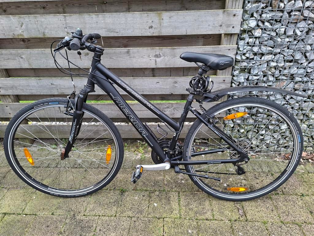 Merida Crossway fiets - Goede staat, direct rijden!, Fietsen en Brommers, Minder dan 47 cm, Ophalen, Gebruikt, 10 tot 15 versnellingen