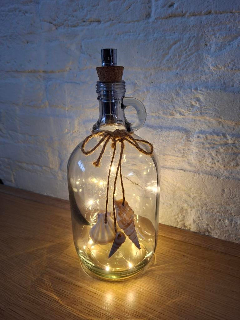 Leuk lampje op 1xaa baterij, schelpjes, Ophalen