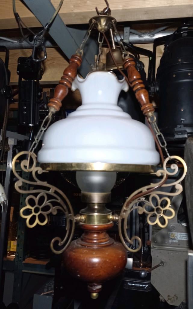 Toffe vintage scheepslamp hanglamp op electra, Antiek en Kunst, Antiek | Lampen, Ophalen
