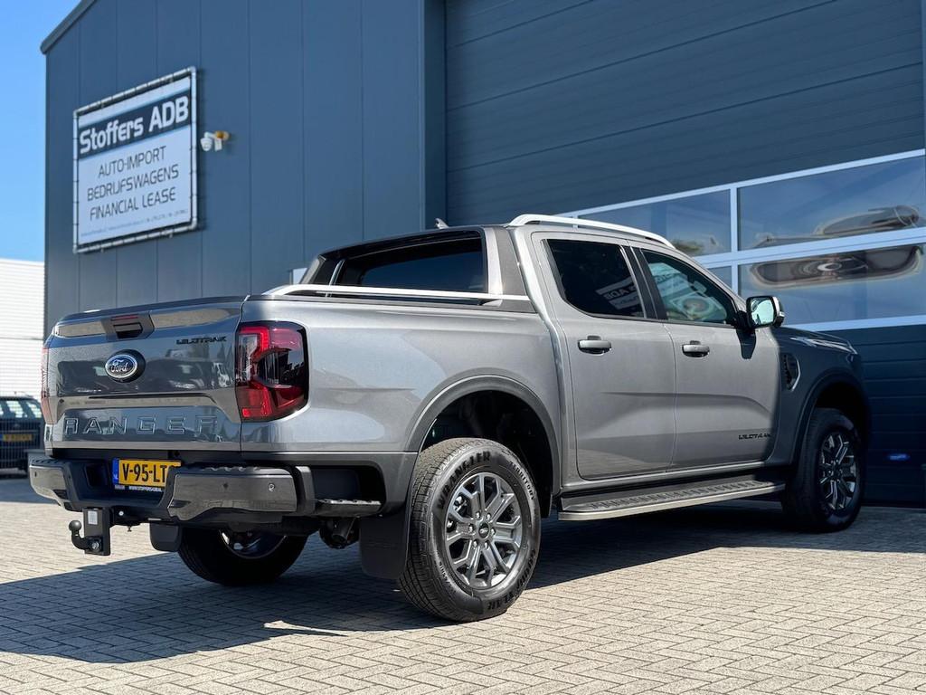 Ford Ranger 3.0 V6 241pk Wildtrak Double Cab | BPM VRIJ | 2-, Auto's, Zwart, 2993 cc, 2272 kg, Bedrijf