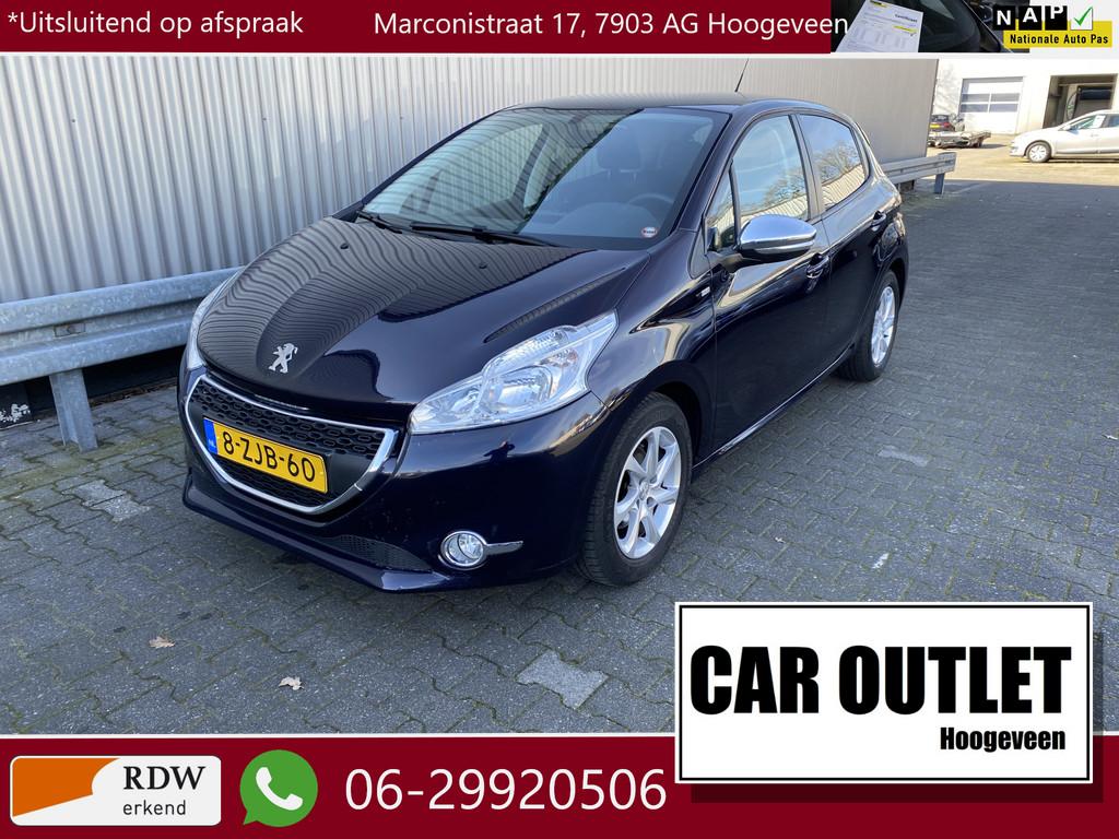 Peugeot 208 1.2 e-VTi Style 102Dkm.NAP AUTOMAAT, 5-Drs, A/C,, Stof, Euro 6, 1199 cc, Bluetooth