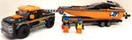 Lego City 4x4 met speedboot 60085, Ophalen of Verzenden, Zo goed als nieuw, Complete set, Lego