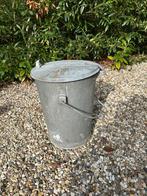 verzinkte vuilnisemmer met plaatsnaam, Antiek en Kunst, Ophalen